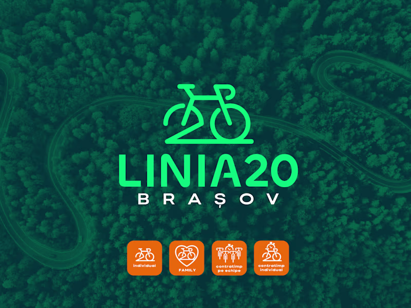 Cover image for Logo and brand identity for "Linia 20 Brasov"