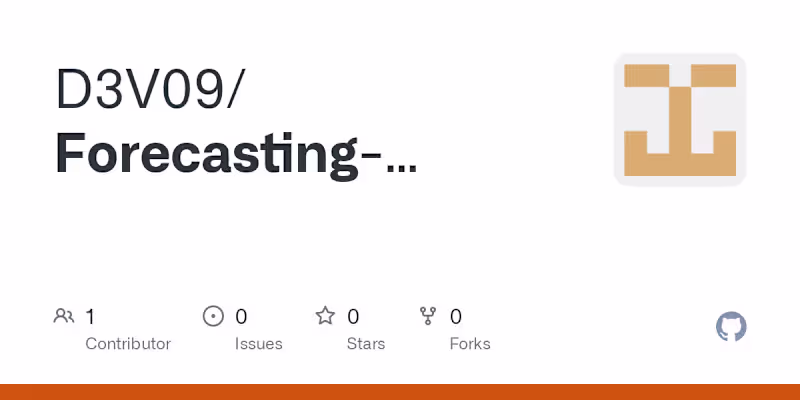 Cover image for D3V09/Forecasting-System