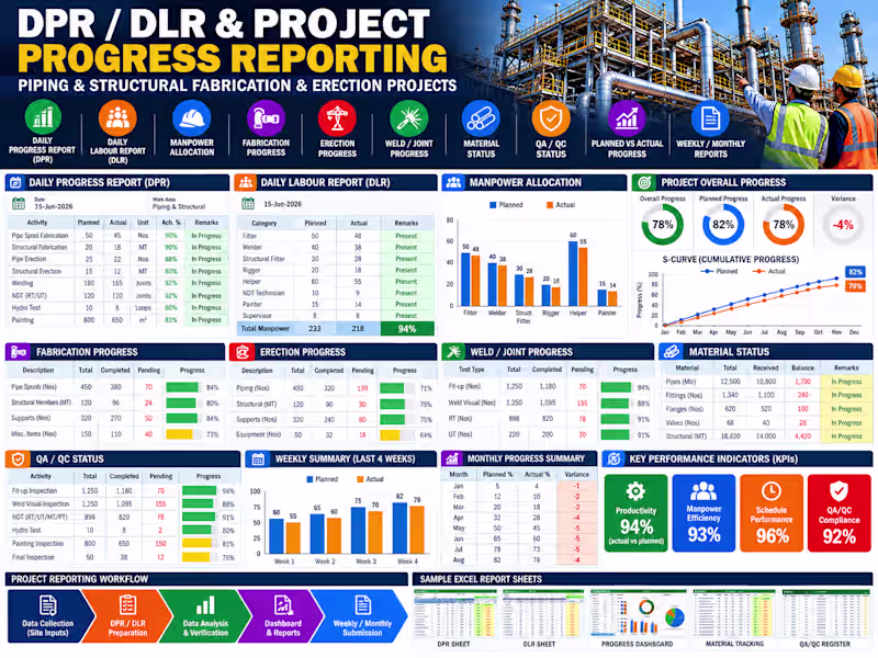 Cover image for DPR / DLR & Project Progress Reporting