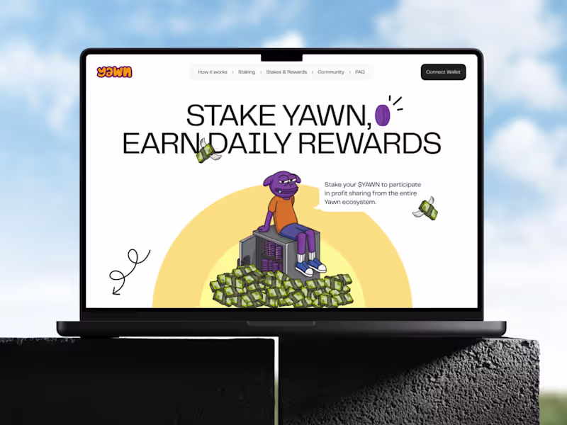 Cover image for Yawn – UX/UI Design