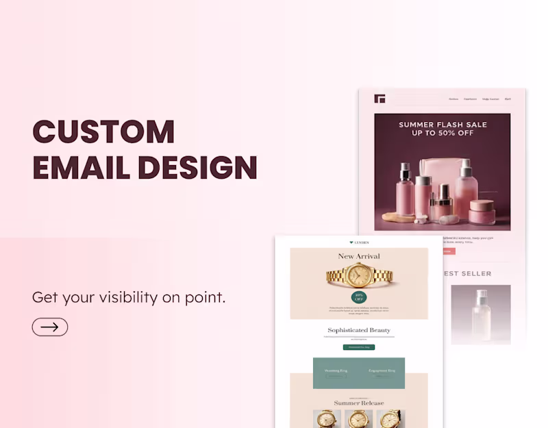 Cover image for I will design your custom email