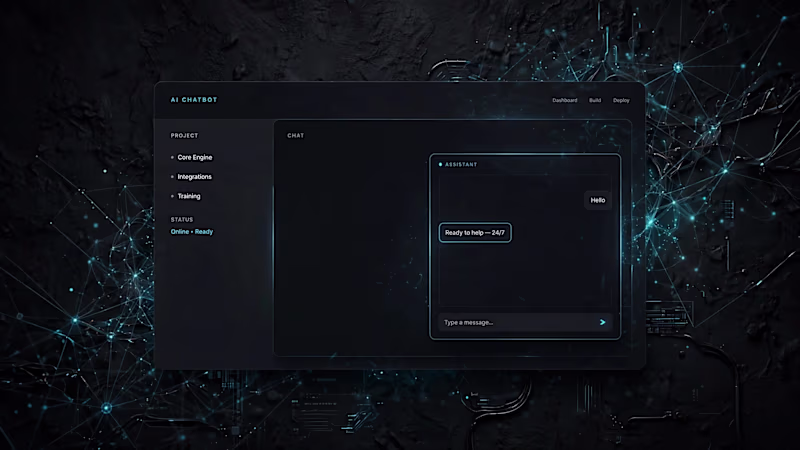 Cover image for AI FAQ Chatbot — Starter: bot trained on up to 5 pages/sources