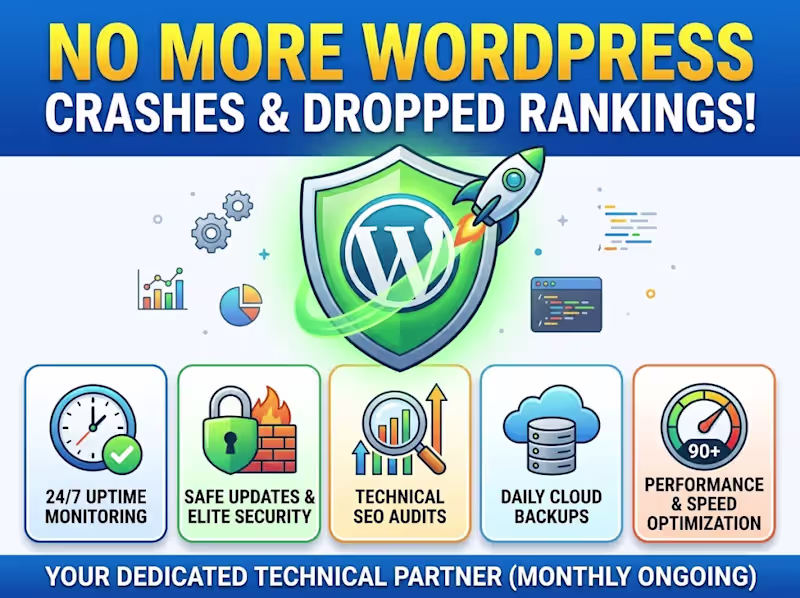 Cover image for Dedicated WordPress Technical Partner & Site Maintenance