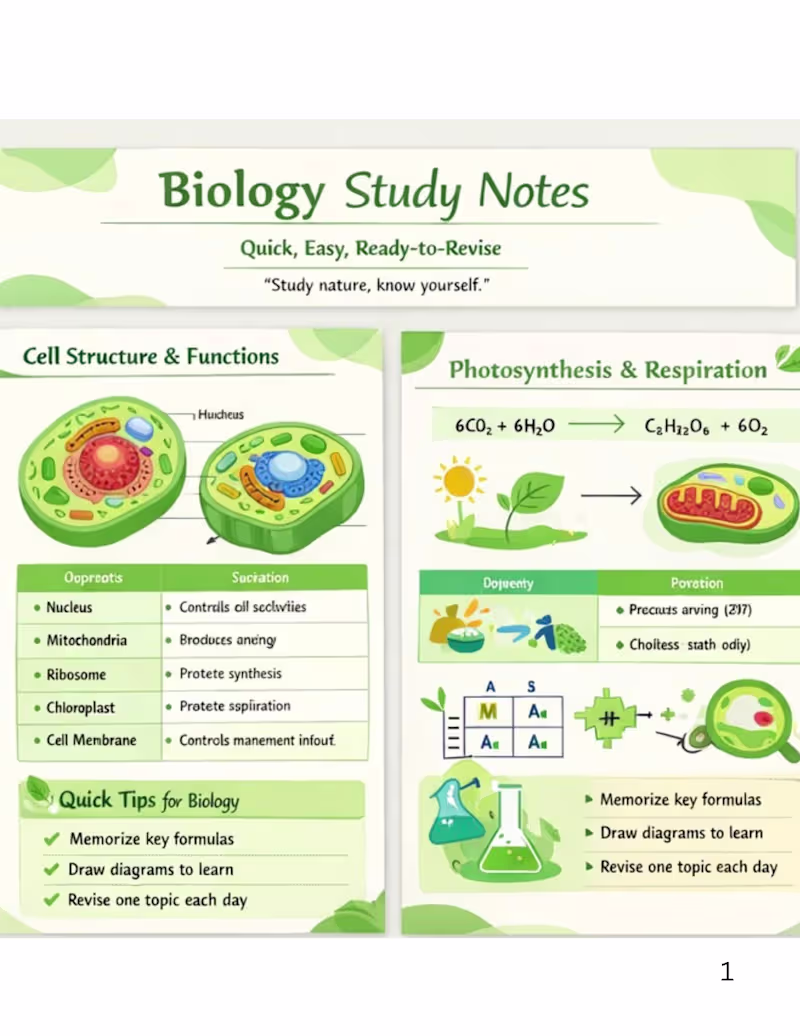Cover image for easy to revise colorful biology
