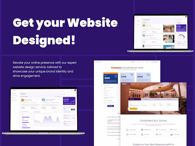 Cover image for Transform your online presence with expert website design.
