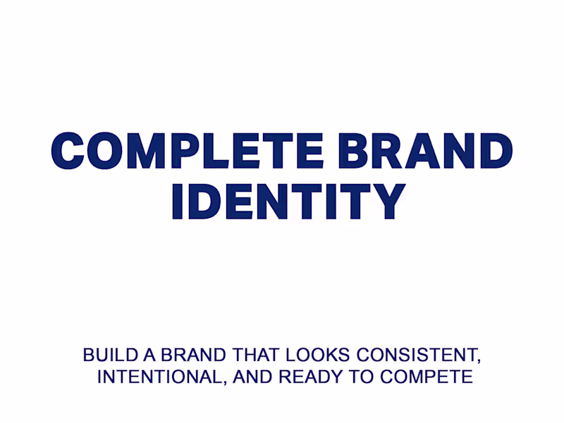 Cover image for COMPLETE BRAND IDENTITY