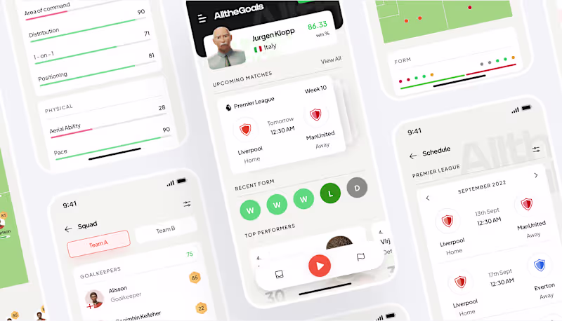 Cover image for AlltheGoals App Design