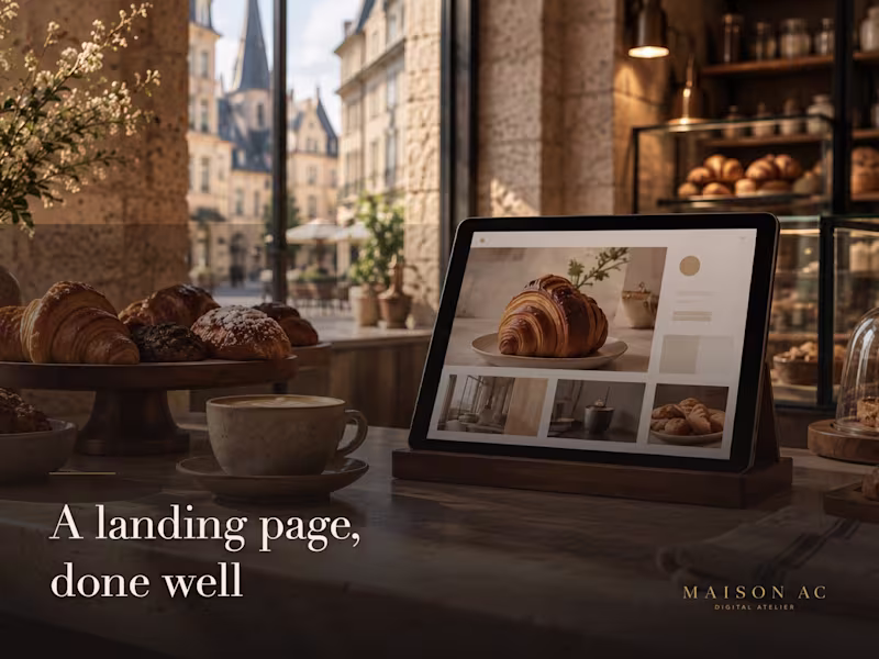Cover image for Landing page for your business