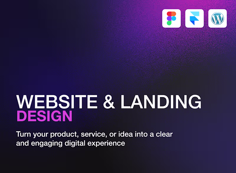 Cover image for Website & Landing Page Design