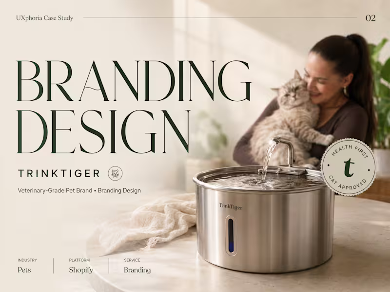 Cover image for Pet Fountain Brand Book & Identity Design Case Study