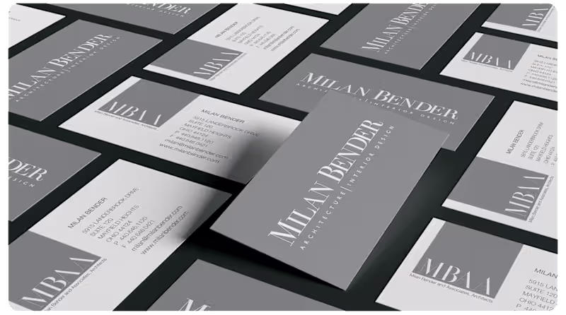 Cover image for Milan Bender & Associates // Visual Design and Logo