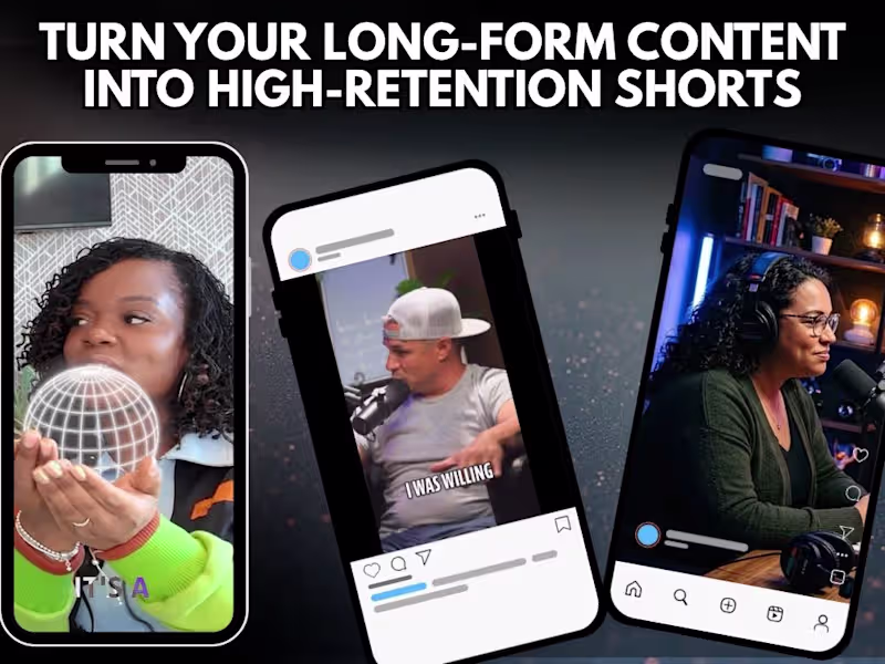 Cover image for Short-Form Video Editing & Clipping