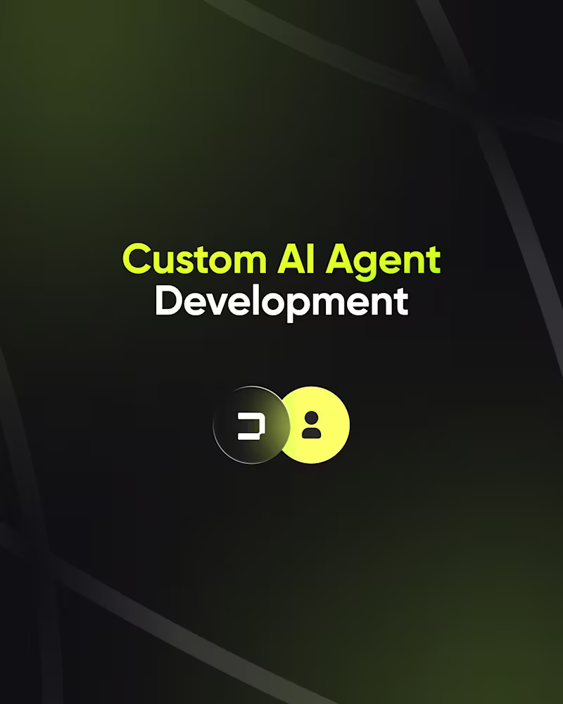 Cover image for Custom AI Agent Development