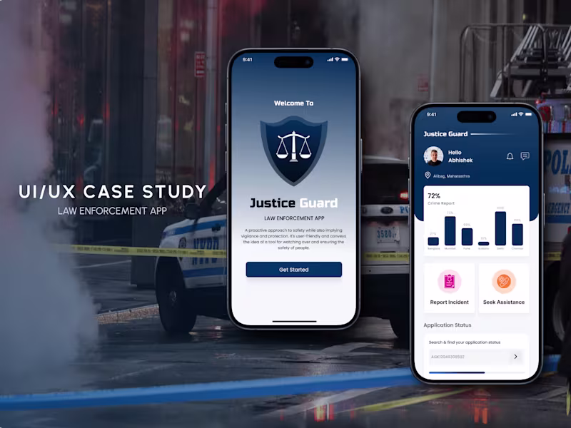 Cover image for Justice Guard: A Law Enforcement app