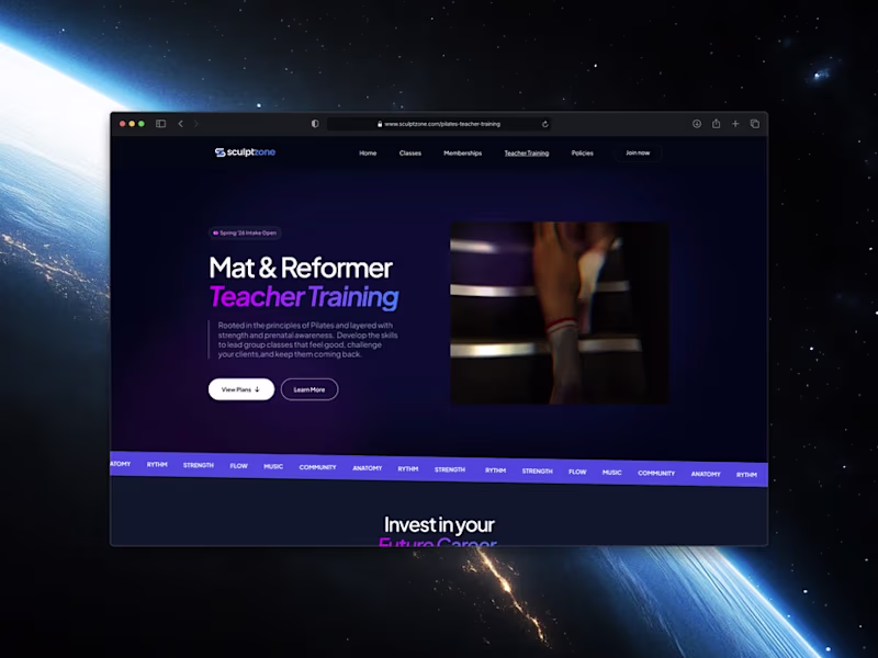 Cover image for A custom landing page added