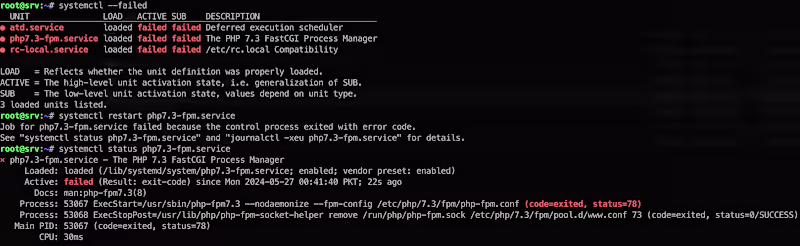 Cover image for PHP FPM Stopped Working - On To The Rescue