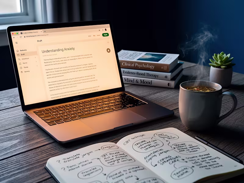 Cover image for Blog Ghostwriting for Mental Health Apps & Digital Health