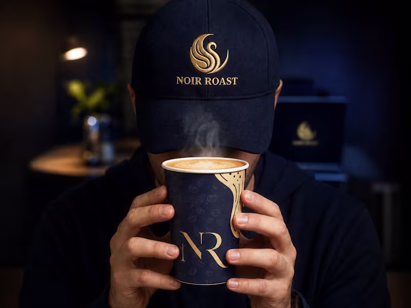 Cover image for NOIR ROAST | Premium Coffee Brand Identity