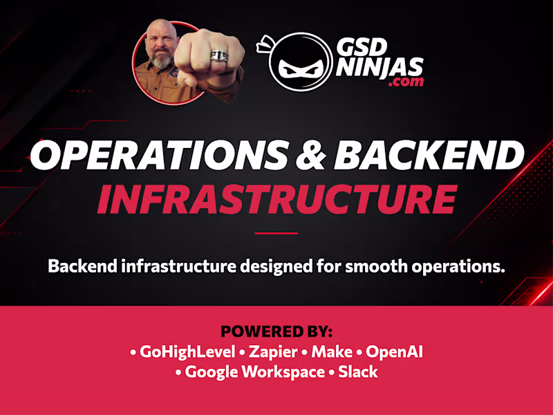 Cover image for Operations & Backend Infrastructure
