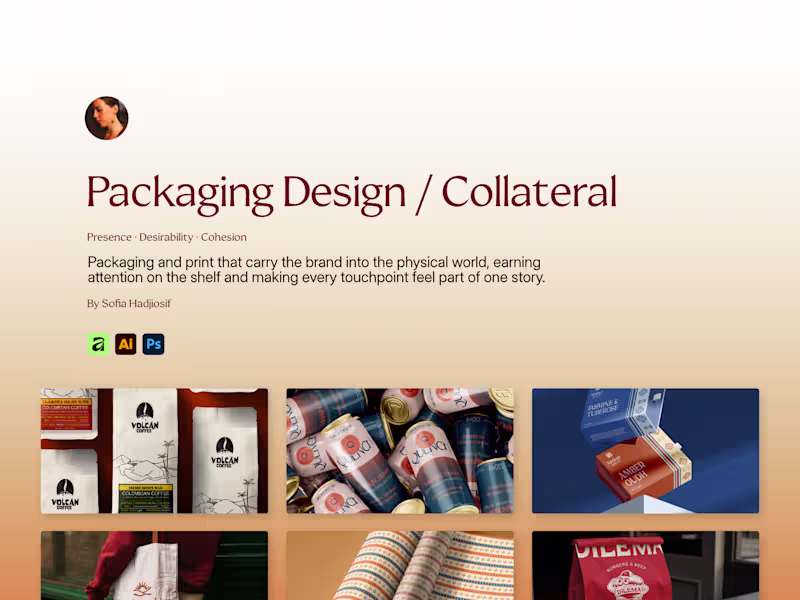 Cover image for Packaging & Collateral Design