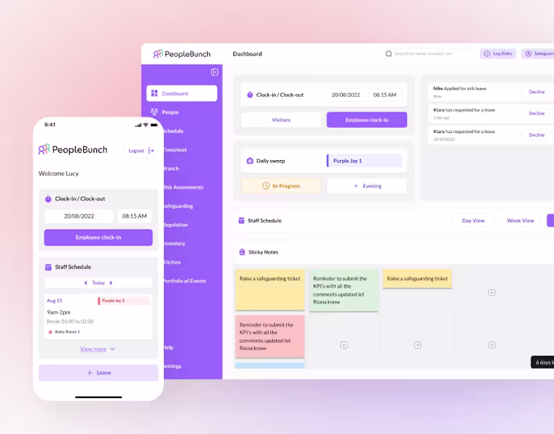 Cover image for People Bunch - Nursery SaaS Platform