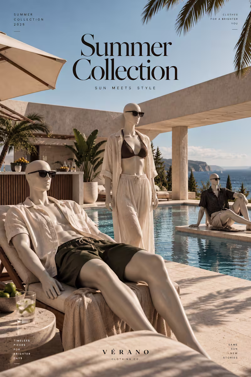 Cover image for A minimalist summer fashion campaign