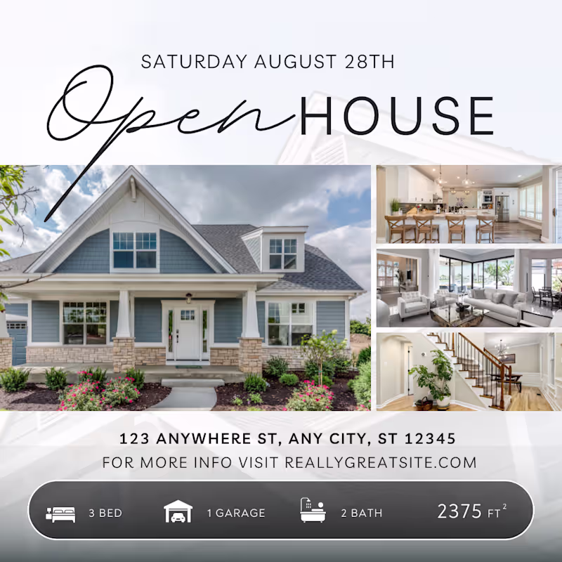 Cover image for Custom Real Estate Graphic & Social Media Ad