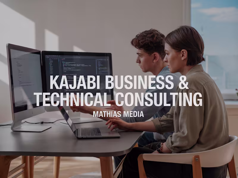 Cover image for Kajabi Business & Technical Consulting