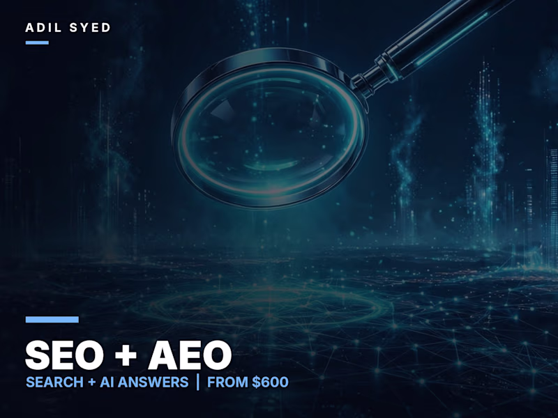 Cover image for SEO and AEO, Search and AI Answer Optimization