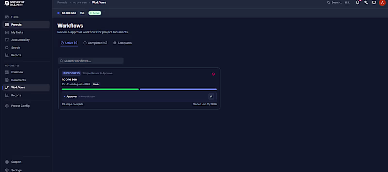 Cover image for A cloud-based document control platform