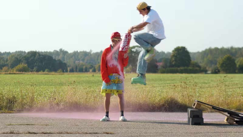 Cover image for Blading Meets Art: The Biggest Peace Sign