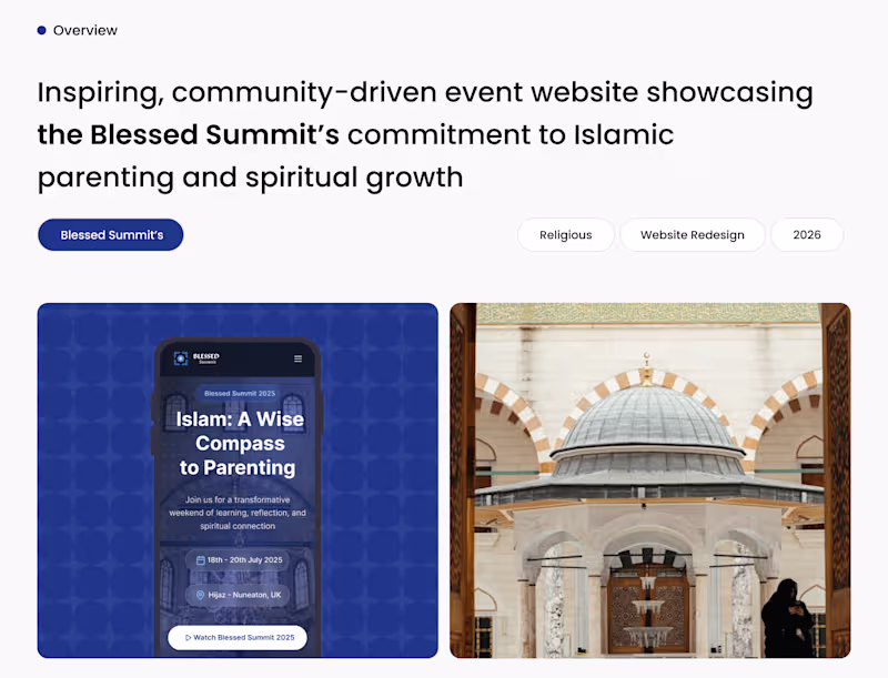 Cover image for The Blessed Summits — Brand & Website Design
