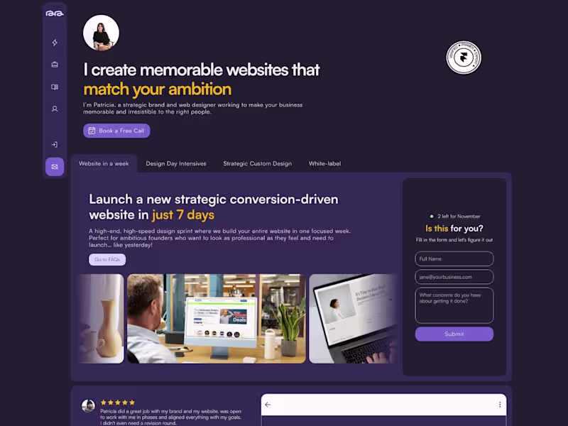 Cover image for RARA Studio: Portfolio Website Design