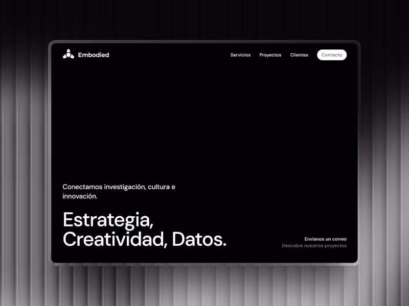 Cover image for Embodied Reports Website Design