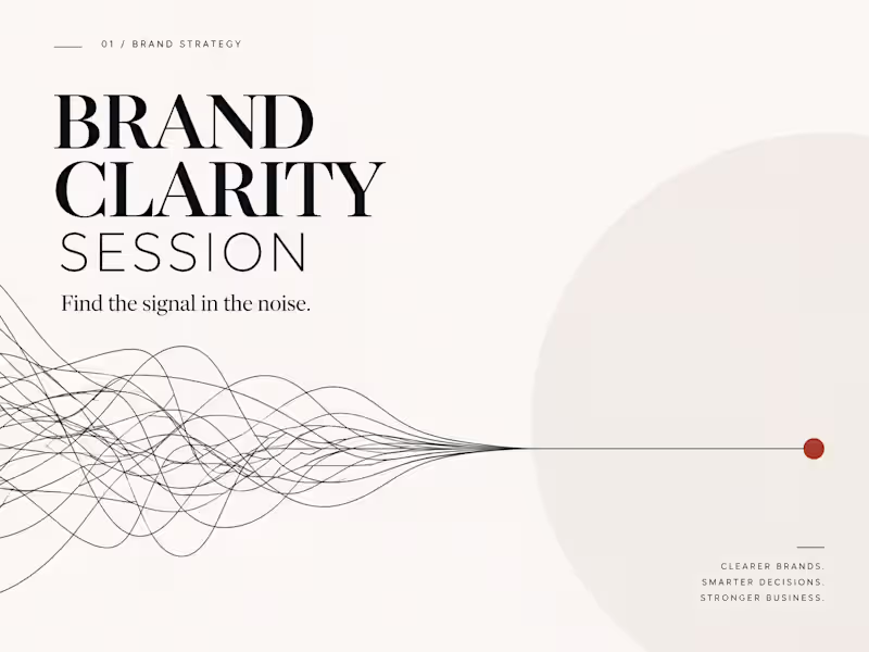 Cover image for Brand Clarity Session