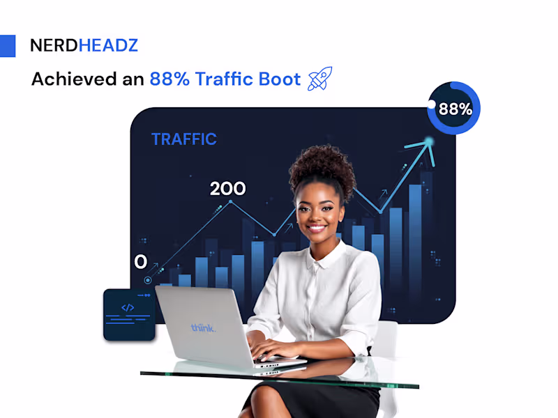 Cover image for SEO Case Study - 88% Increase in Organic and Branded Traffic 