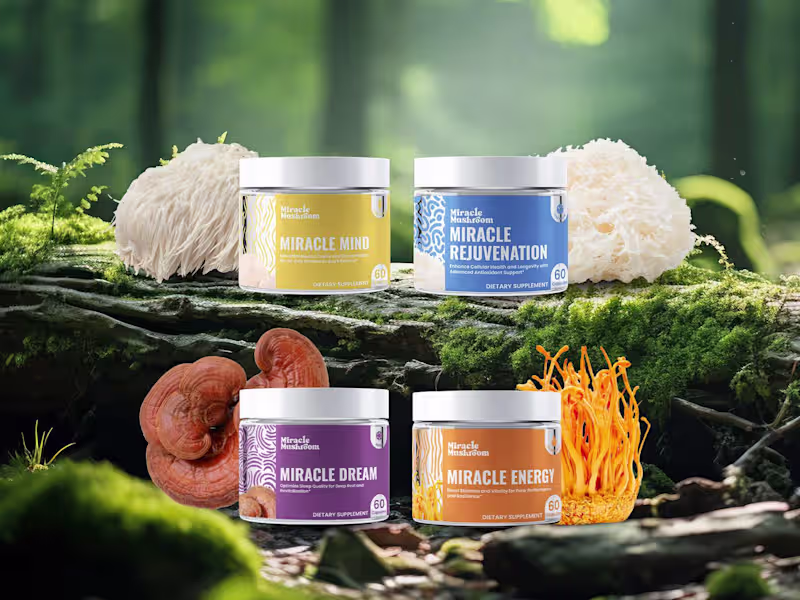 Cover image for Miracle Mushroom - Packaging design