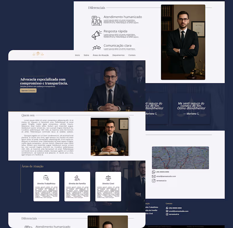 Cover image for Law Firm Website — Professional & Trust-Based Design