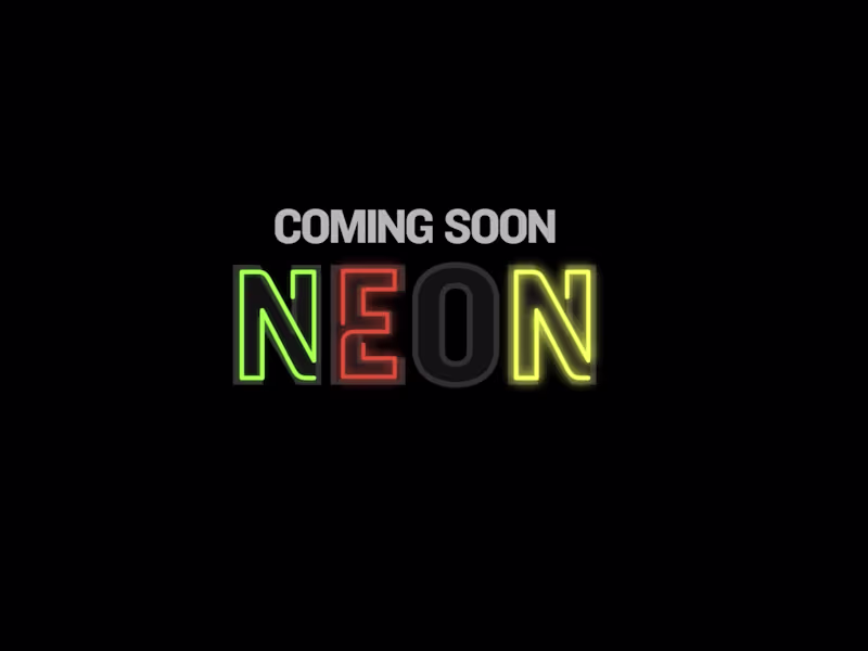 Cover image for Neon Collection Web Teaser

I often