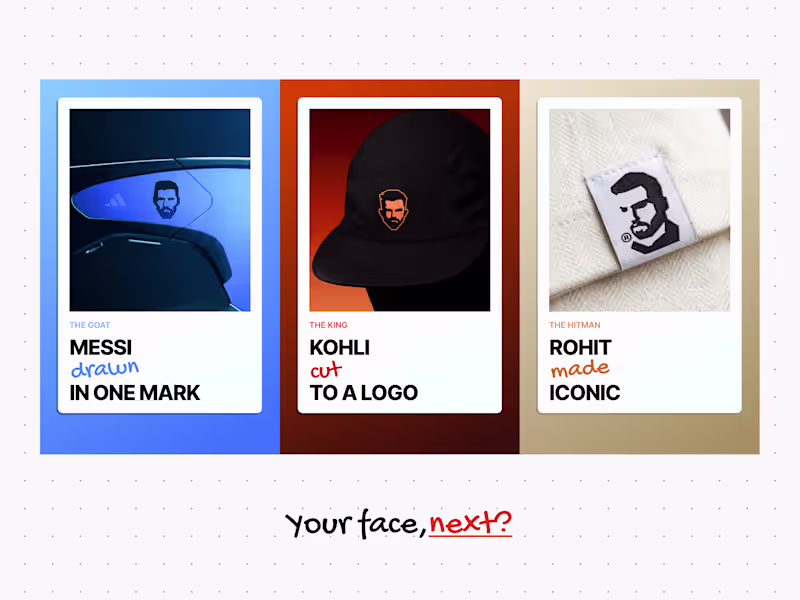 Cover image for Your face, as a logo