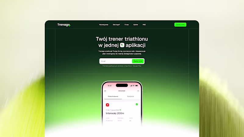 Cover image for Trenago — Landing Page for