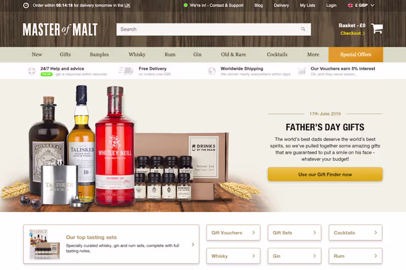 Cover image for Master Of Malt - Gift Finder