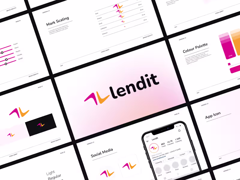 Cover image for Logo Design & Branding Kit - Lendit