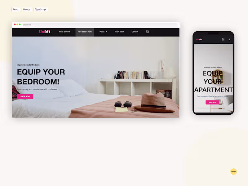 Cover image for MVP & Web App Sprint (React / Next.js)