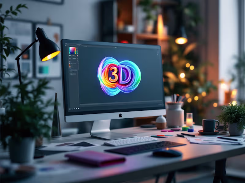 Cover image for 3D Logo Design & Brand Identity
