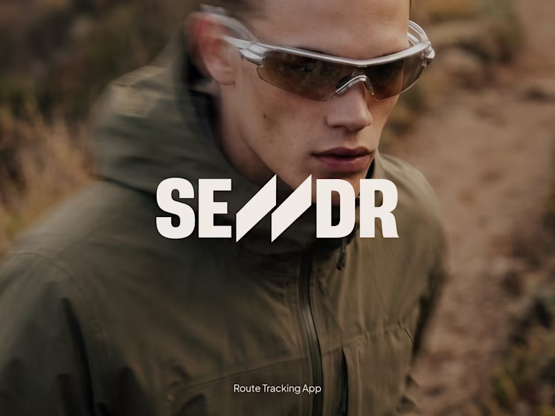 Cover image for  SENDR — Brand Identity & Fitness App Design