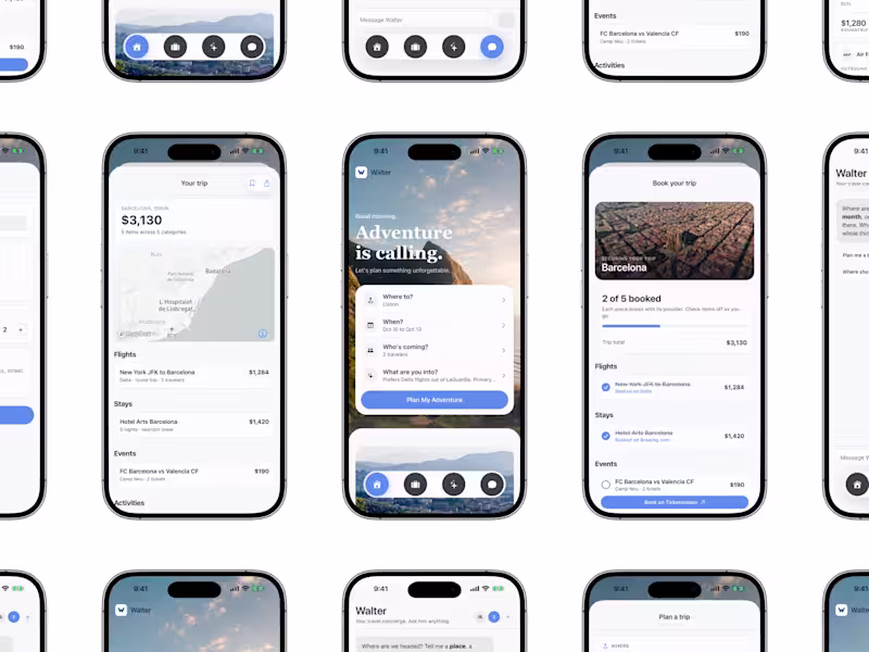 Cover image for Walter: An All-in-One Travel Companion App