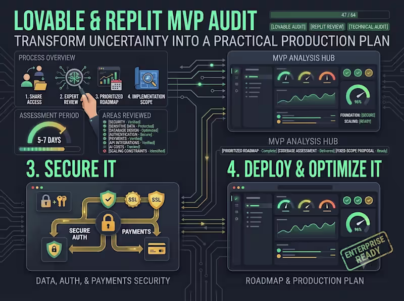Cover image for Lovable & Replit MVP Production Readiness Audit