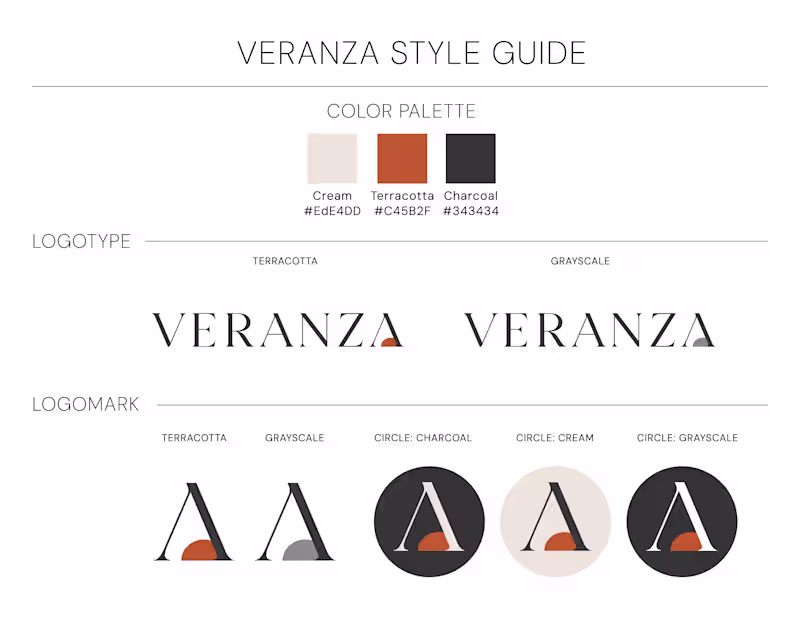 Cover image for Veranza style guide