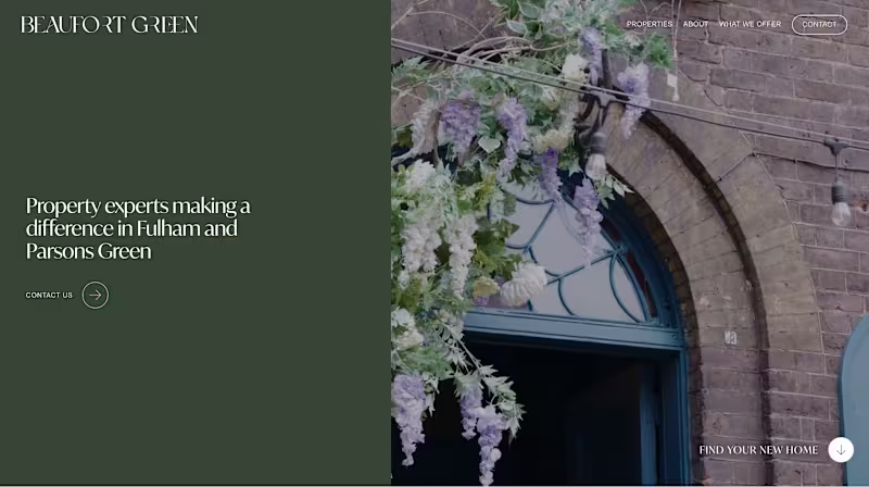Cover image for Property Website Development for Beaufort Green